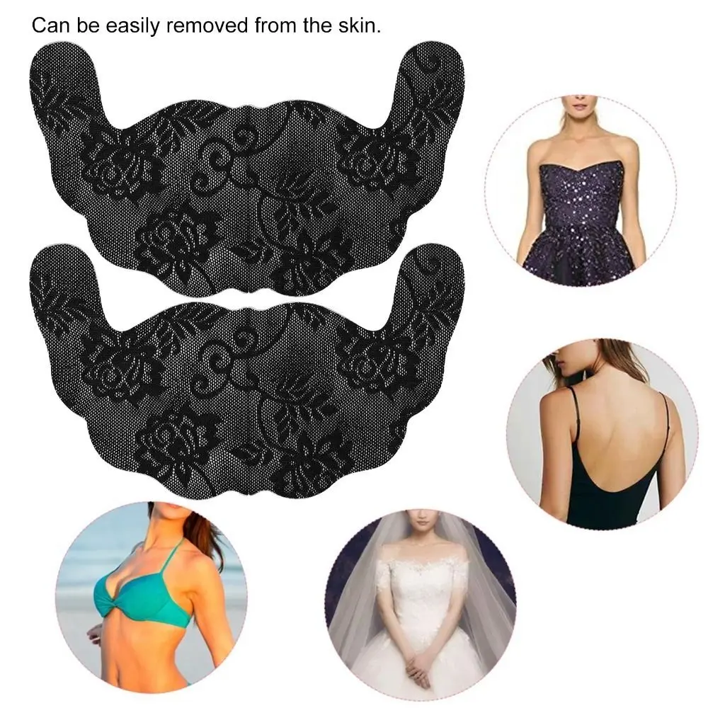 12pcs seamless one-time wear Self Adhesive Bras Self-Adhesive U Shaped seamless Bra Pads Breast Pasties For Women