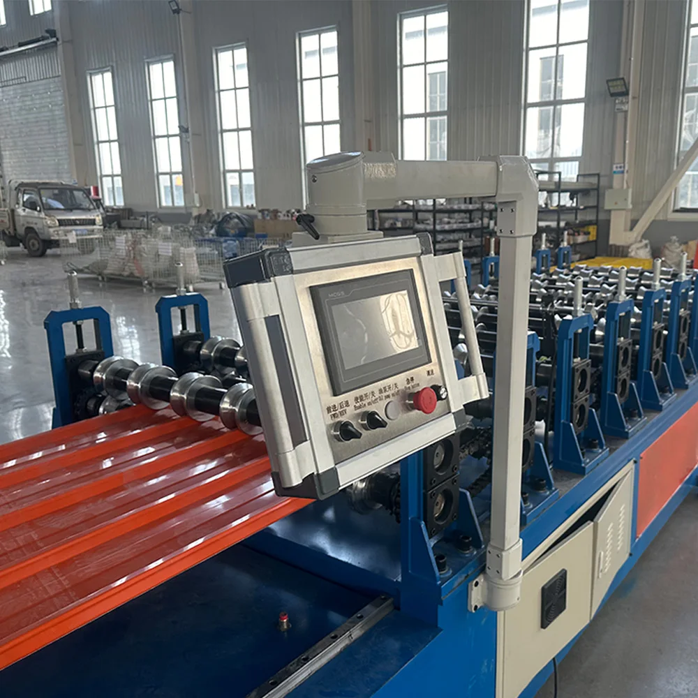 New Type Color Steel Tile Roofing Sheet Rolling Forming Machine in  IBR Steel Roofing Sheet Forming Machine