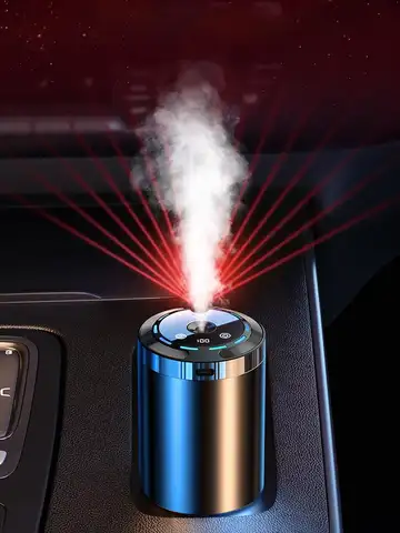 Smart Car Air Freshener, Rechargeable Car Aroma Diffuser, 5 Levels Of Adjustable Intelligent Car Diffuser