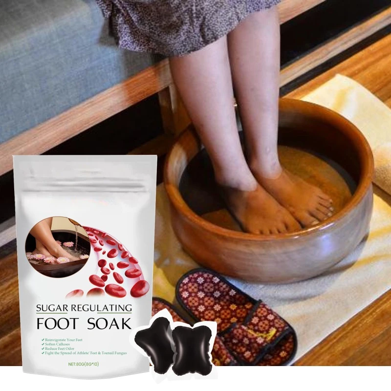 10pcs Sugar Regulating Foot Soak Sugar Control Body Waste Drainage Foot Bath Bag To Soothe Feet Relax Body For Women Men