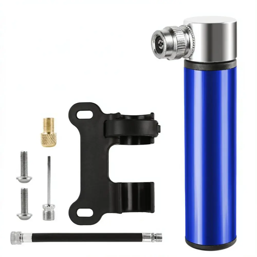 Lightweight Mini Bike Pump Aluminum Alloy Cycling Air Inflator For Road Mountain Bicycle Presta Schrader Valve Equipment
