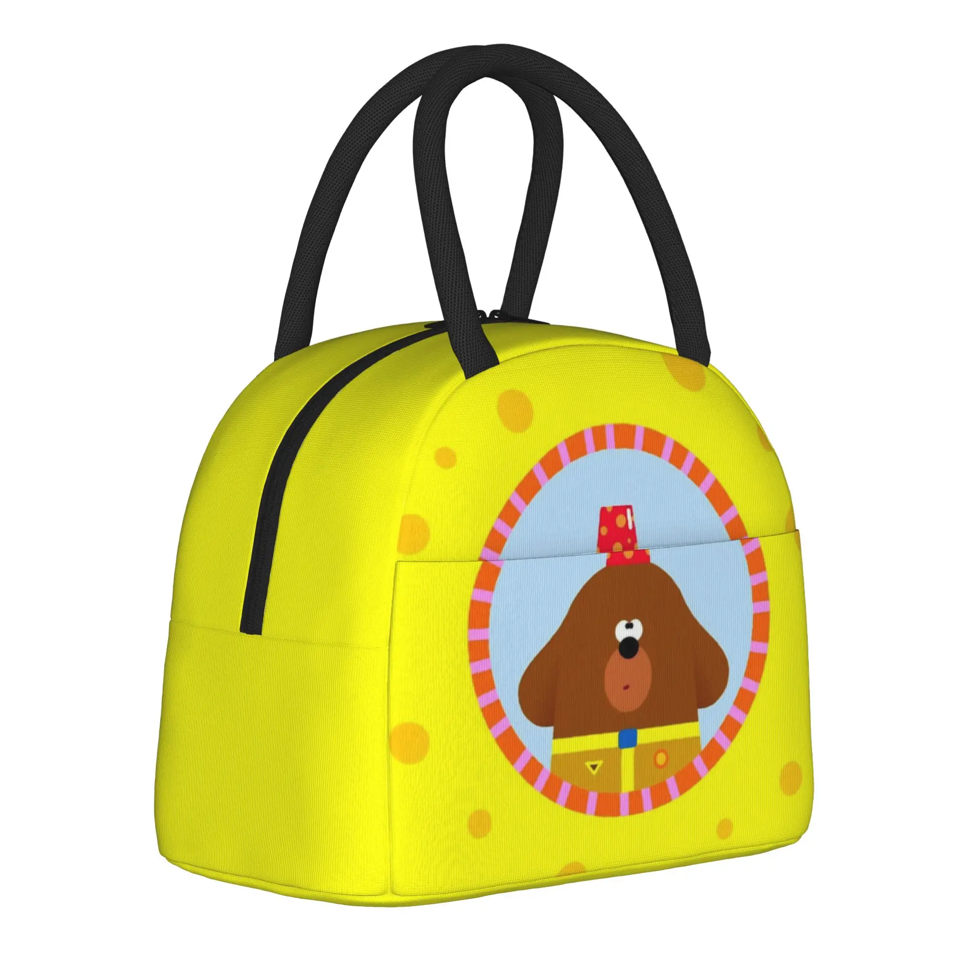 D-Dugges Dog Game Cartoon Insulated Lunch Bag Cooler Bag Reusable,Meal Container High Capacity Tote Lunch Box for Men Women