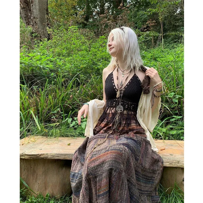 Medieval Skirt Retro Women Renaissance Victorian Summer Fashion Woman's Print Clothes Large Swing Pleated Long Skirt for Woman