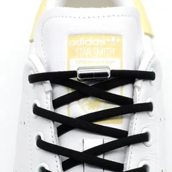 Elastic No Tie Shoelaces Semicircle Shoe Laces For Kids and Adult Sneakers Shoelace Quick Lazy Metal Lock Laces Shoe Strings