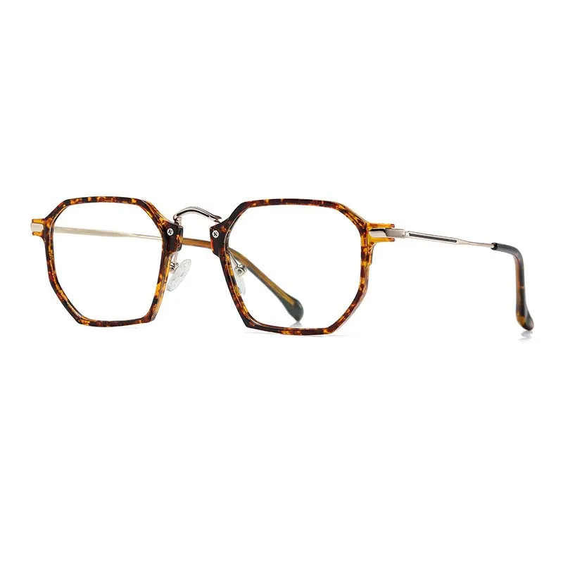 55031 Ultraleichte Anti-Blau-Brille aus Kunststoff, Titan, für Herren, optische Brillengestelle, Damen, TR90, modische Computerbrille