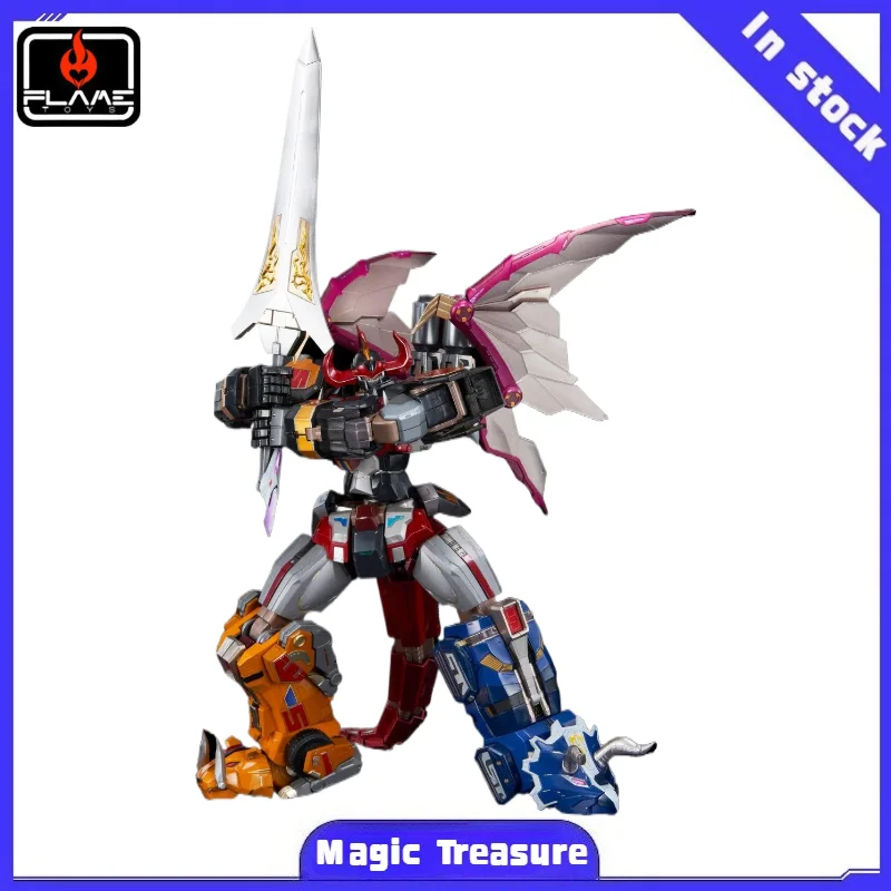 【MT】FLAMETOYS Kara Kuri Combine Mighty Morphin Power Rangers Big Beast God Mczord Action Mecha