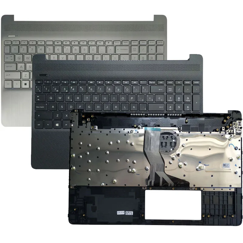 

Для 15-DY 15-EF 15s-EQ 15S-FQ TPN-Q222 подставка для рук, верхняя крышка клавиатуры, чехол для ноутбука L63579-001 L60341-001 M17184-001