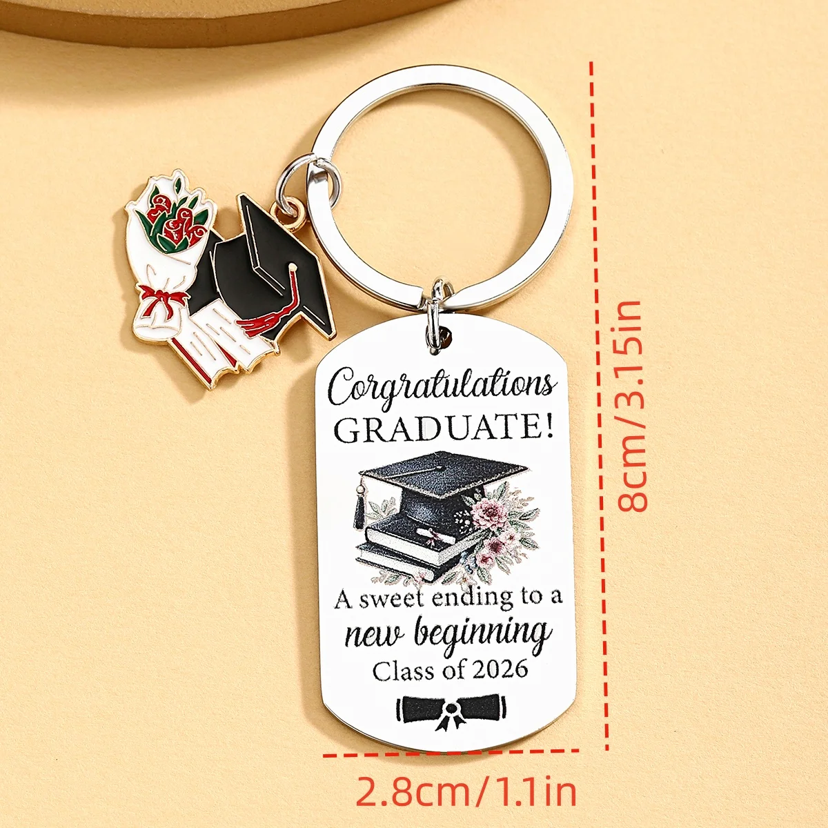 Senior 2026 Graduation Gifts for Her Class Of 2026 Graduation Stuff Keychains College Graduations Gifts for Women Daughter Siste