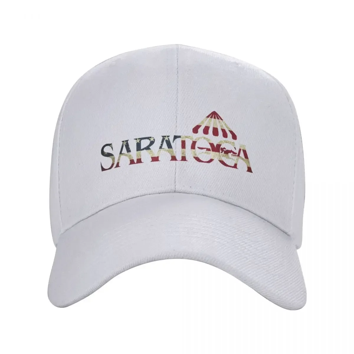 Saratoga Springs Race Track American Flag Cap baseball cap hat man luxury thermal visor mens cap Women's