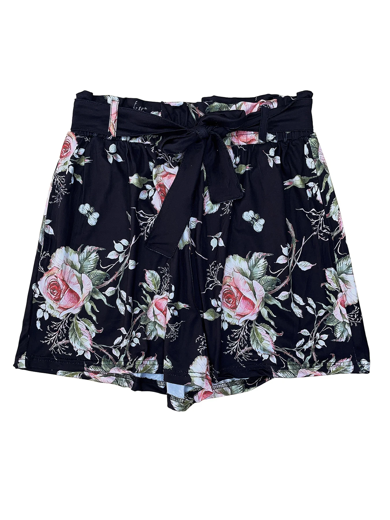 شورت نسائي صيفي بطبعات زهور وسراويل كاجوال #2