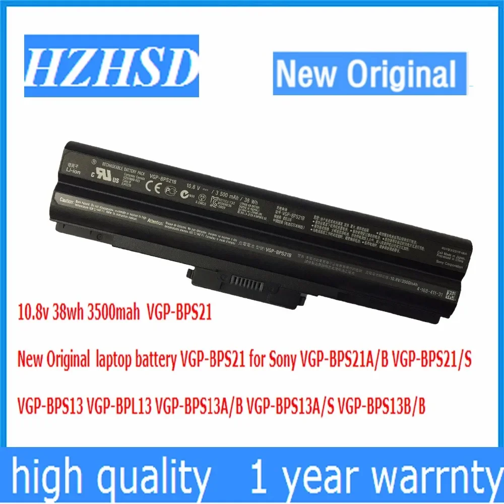 

10.8v 38wh 3500mah New Original laptop battery VGP-BPS21 for Sony VGP-BPS21A/B VGP-BPS21/S VGP-BPS13 VGP-BPL13 VGP-BPS13A/B