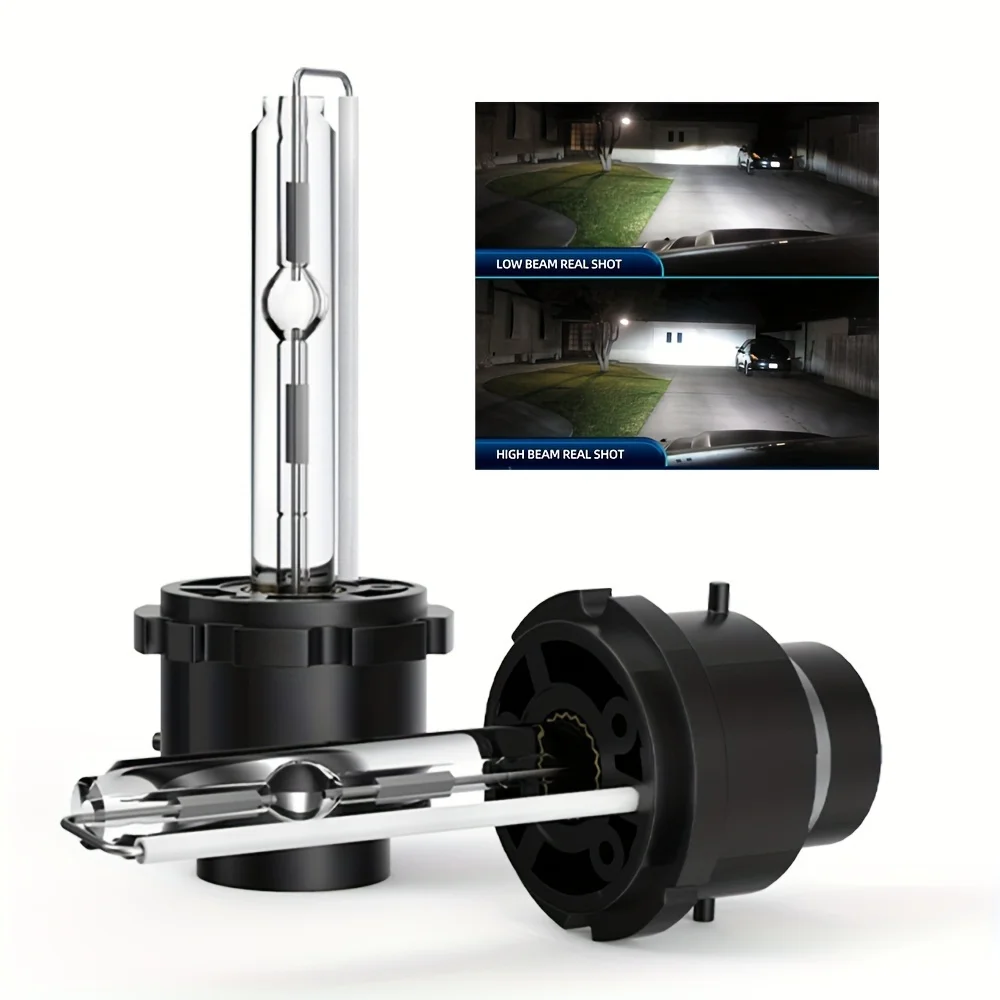 

HID D2S Xenon светильник High Low Beam 4300K 6000K 8000K 10000K высокая яркость эффективная система охлаждения Plug-N-Play комплект из 2 шт.