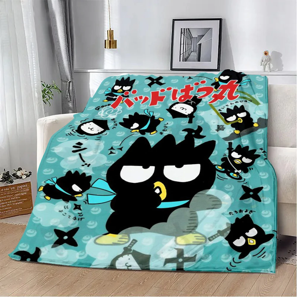 

Sanrio BAD BADTZ-MARU Printed Blanket Picnic Blankets Warm Blanket Soft and Comfortable Blanket Home Travel Birthday Gift