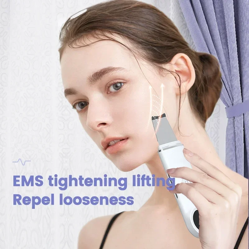 منظف بشرة الوجه بالموجات فوق الصوتية ، آلة التنظيف العميق ، إزالة الأوساخ ، الوجه والرؤوس السوداء #4