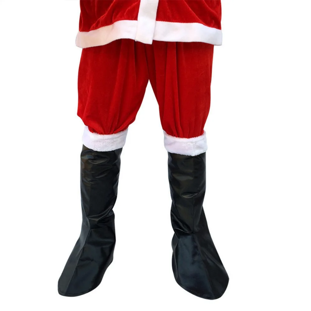 Hat Beard Santa Claus Dress Up Cosplay Make Up Christmas Santa Costume Suit Creative Comfortable Men Women Kids