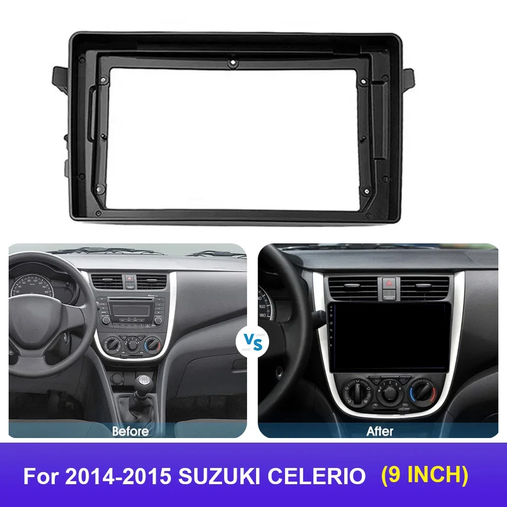 

Для 2014-2015 SUZUKI CELERIO (9 дюймов) автомобильный радиоприемник Android GPS MP5 стереоплеер 2 Din головное устройство панель установка рамы приборной панели