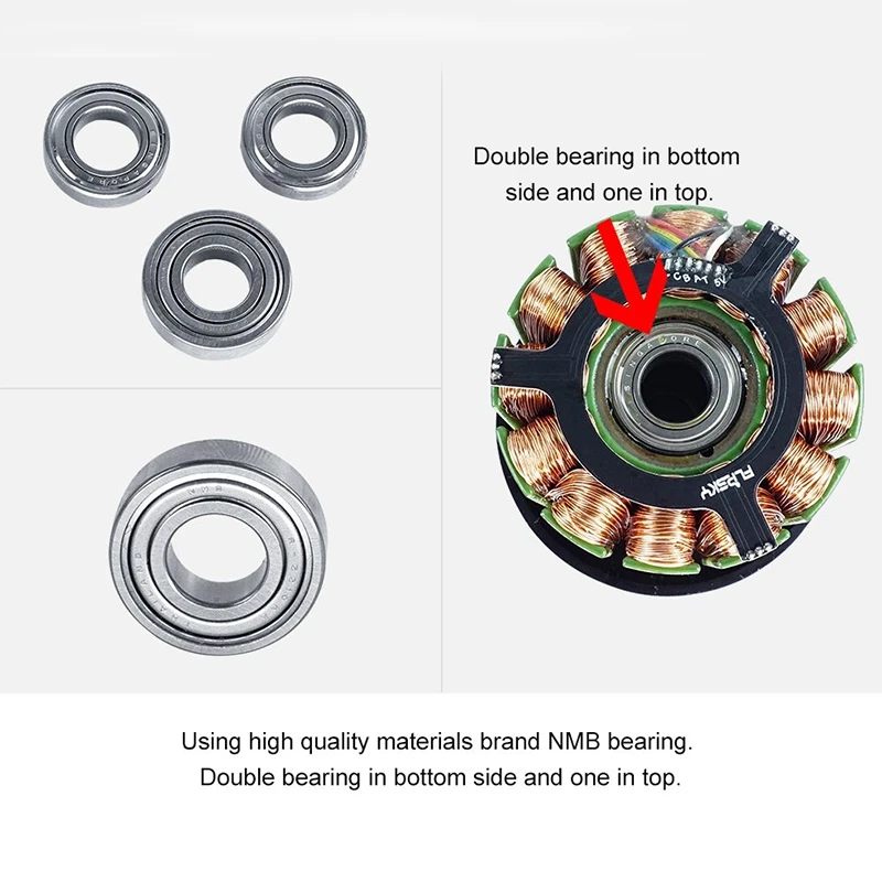 BISM Flipsky BLDC-Riemenmotor Battle gehärtet 6354 140 kV 2450 W für Elektro-Skateboard, Mountainbike, ferngesteuertes Auto