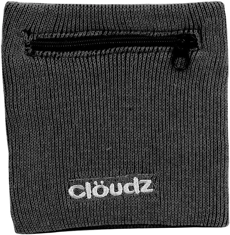 

RFID Blocking Travel Wrist Wallet - Secure Black Elastic Band for Cash, Cards & Valuables