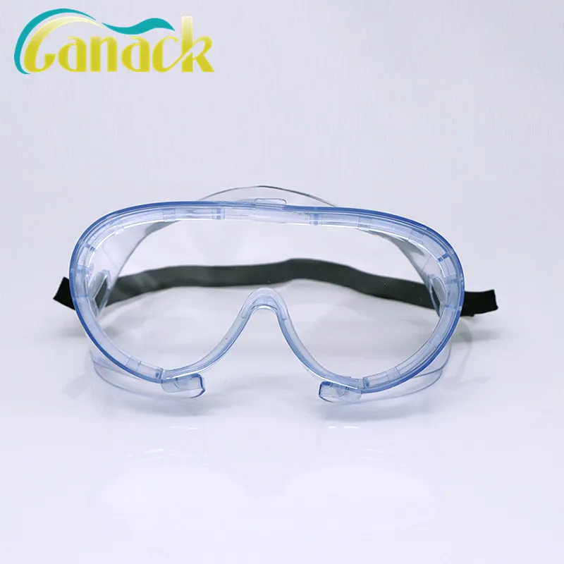 Pvc medical grade use goggles safety personal protective goggles