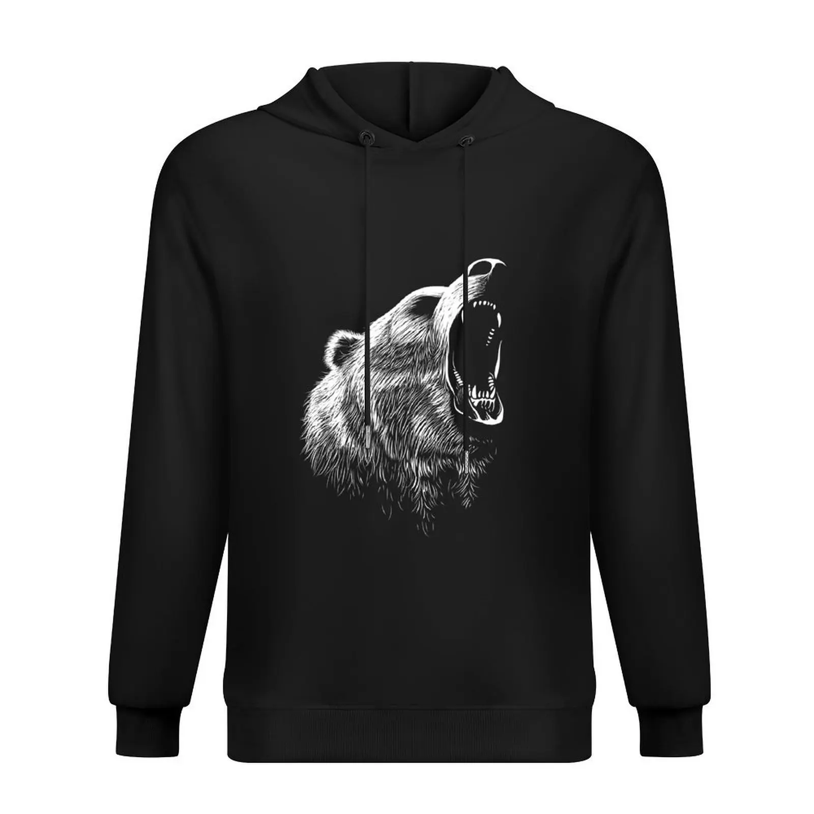 

Roaring Bear Hoodie japanese style winter clothes autumn jacket men hooded shirt graphic hoodie
