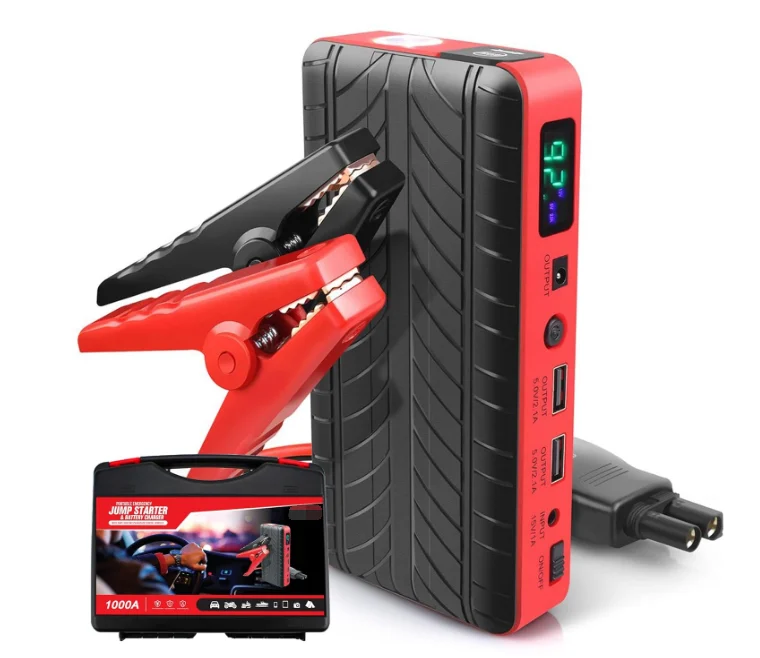 

Factory Wholesale 10000mah With Digital Display Portable Multi-Functional Emergency Car Jump Starter Power Bank