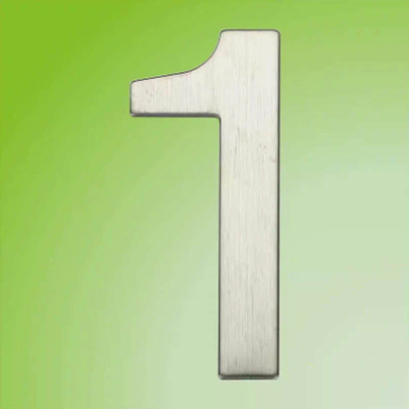 House Number Stainless SUS304 Steel Outdoor Apartment Mailbox Door Street Address