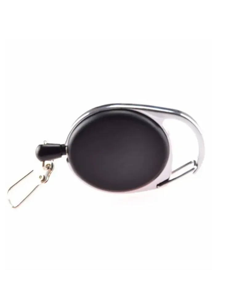 1-20pcs Scalable Pull Badge Scroll Zinc Alloy Plastic ID Lanyard Name Tag Card Badge Bracket Scroll Recoil Strap Keychain Clip