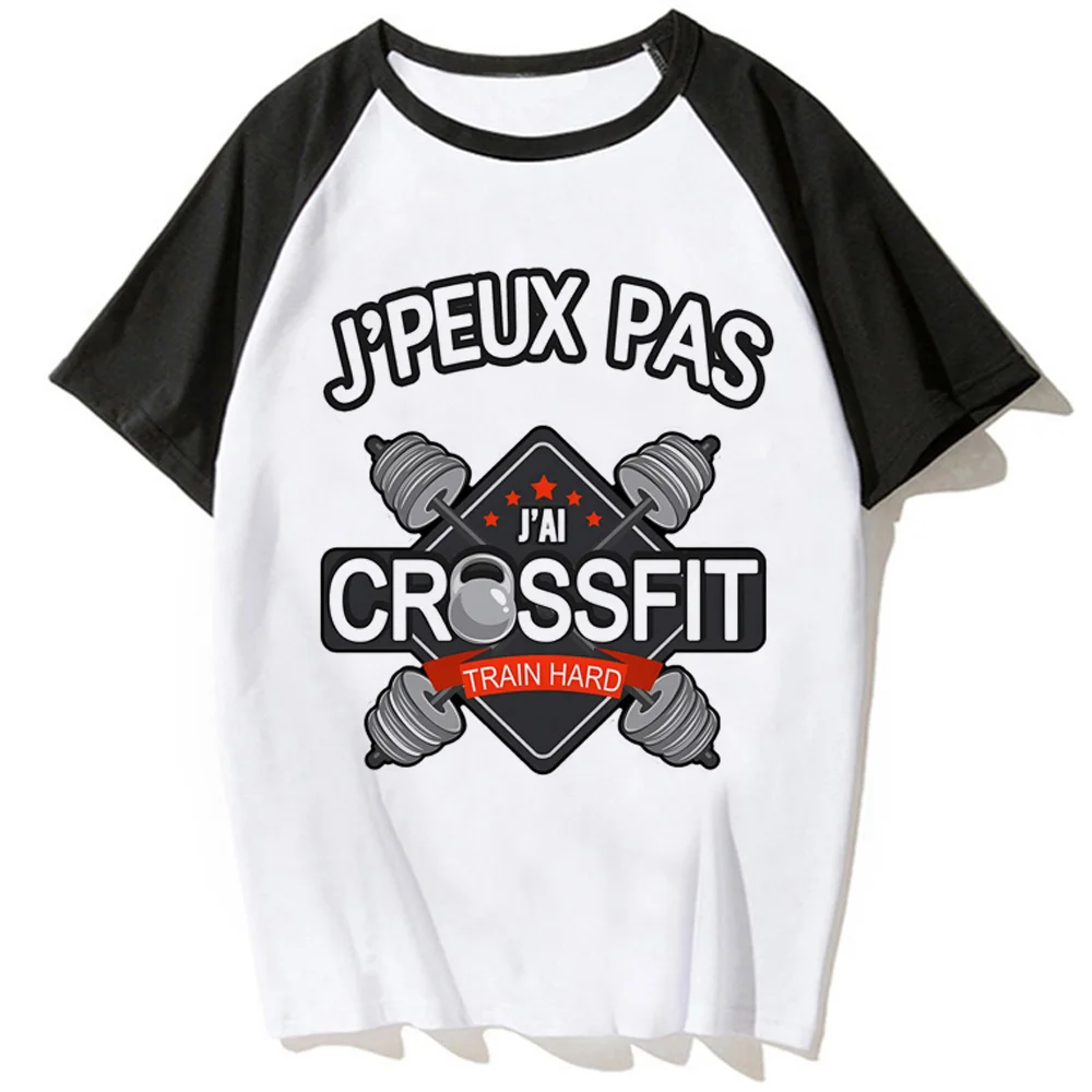 Crossfit tshirt women graphic harajuku Japanese tshirt female graphic 2000s harajuku clothes