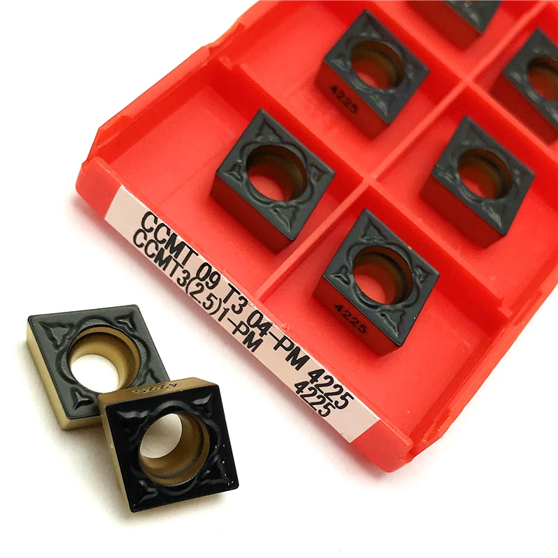 

CCMT09T304 CCMT09T308 PM4225 Internal Turning Tool Carbide Inserts Lathe Tool Steel Processing High Quality Turning Inserts