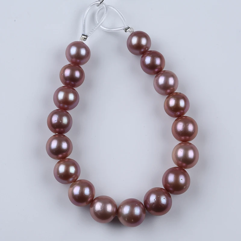 18cm Short Strand 9-10mm/11-14mm Multi Color Edison Round Freshwater Pearl Bracelet DIY