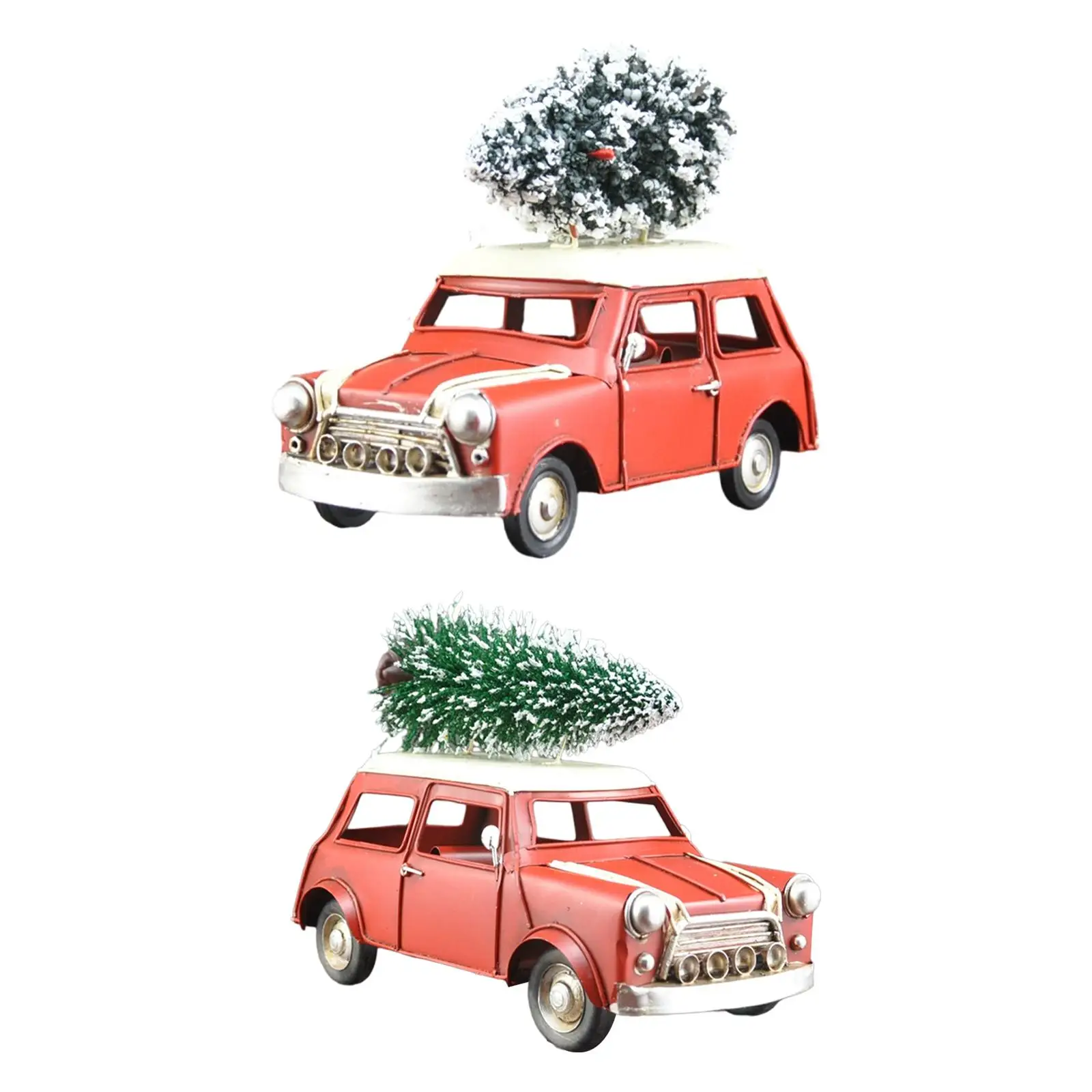 

Christmas Retro Truck Festival Crafts Farmhouse Pickup Truck for Storage Shelves