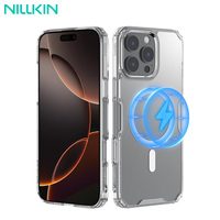 Nillkin for iPhone 16 Pro Max MagSafe Case for iPhone 16 Pro TPU Hybrid Classic Magnetic Cases for iPhone 16 Transparent Cover
