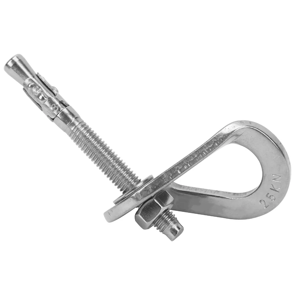 4 Piezas de Pernos de Expansión Duraderos de 25KN, Pitones M8 de Acero Inoxidable, Pernos de Anclaje de Alta Resistencia para Escalada en Roca y Gimnasios Domésticos