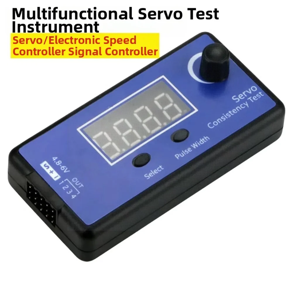 Multi channel ESC signal speed controller tester for motors with adjustable frequency and voltage compatibility