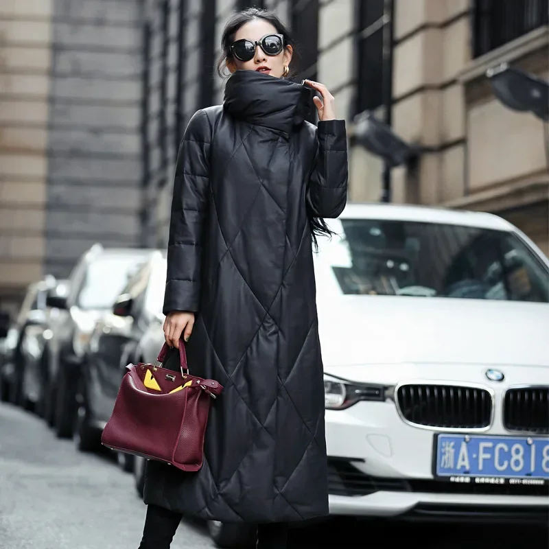 Winter Clothes Women Down Coat Female Genuine Leather Woman Jacket 100% Sheepskin Jackets Mujer Chaqueta 812 LXR112
