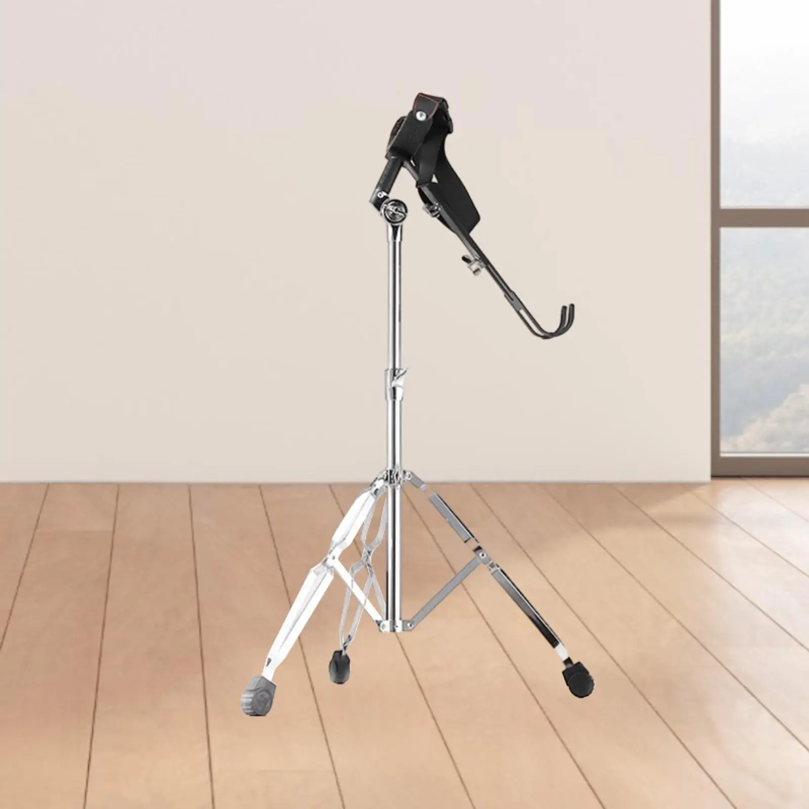 

Percussion Djembe Stand Base Metal Adjustable Lightweight Accessories Tripod