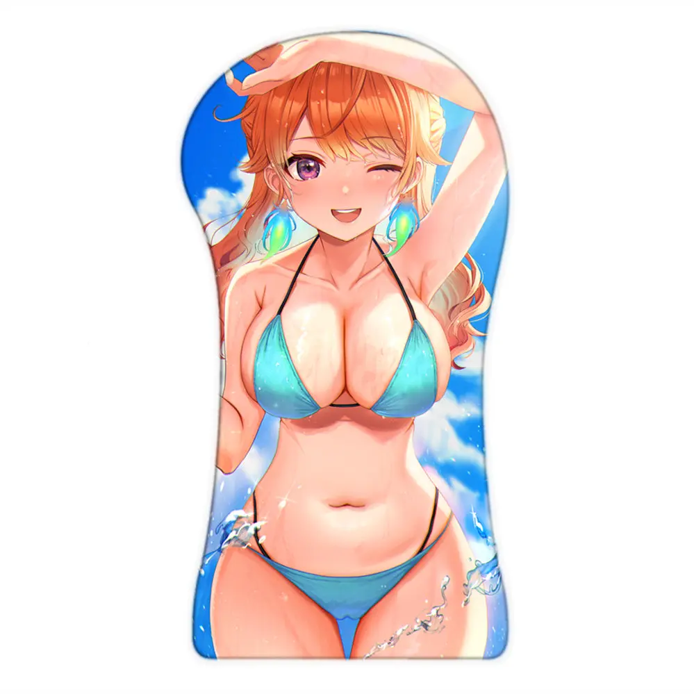 New Creative Hololive Swimsuit 3D Whole Body Large Mouse Pad Gaming Anime Sexy Oppai Pad Ass Mousepad with Arm Wrist Rest