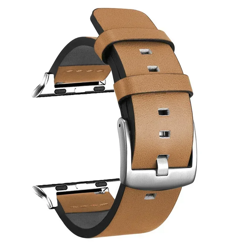 Leather strap For Apple watch band 46mm 45mm 44mm 49 41 40 42 38mm wristband correa bracelet iWatch series ultra 10 9 5 6 SE 7 8