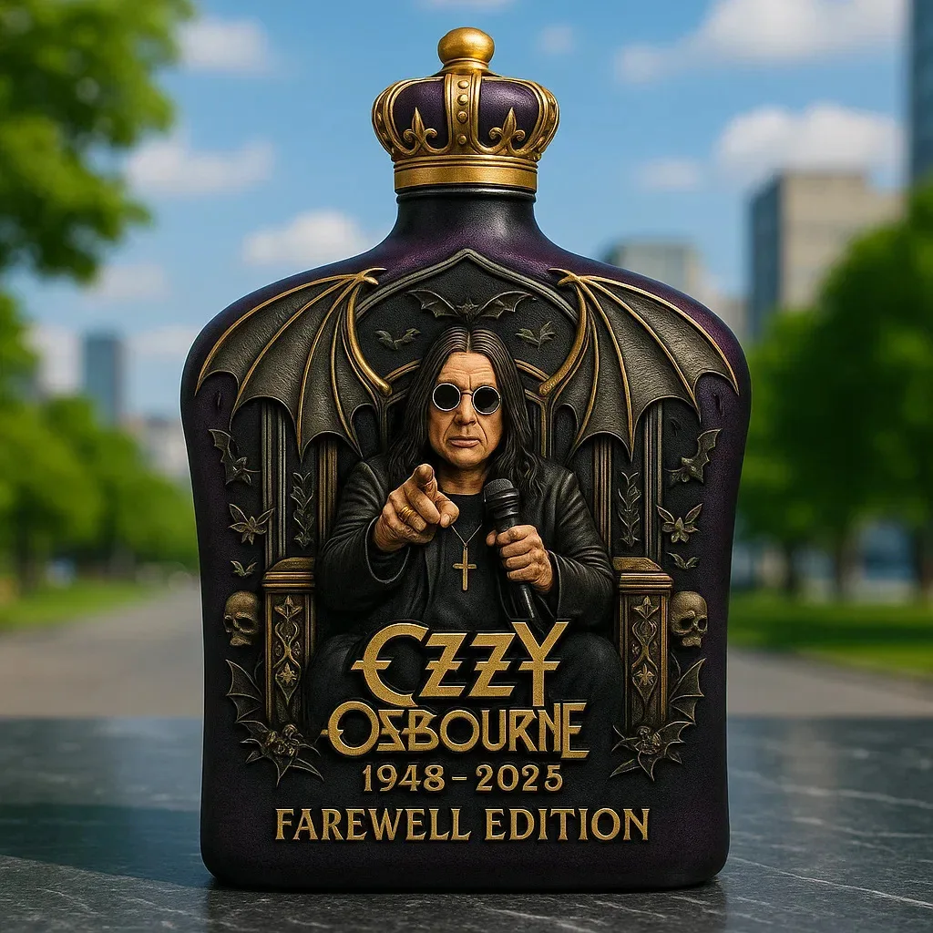 Halloween Ozzy Osbourne el final rendimiento botella de whisky Navidad Bar Drinkware
