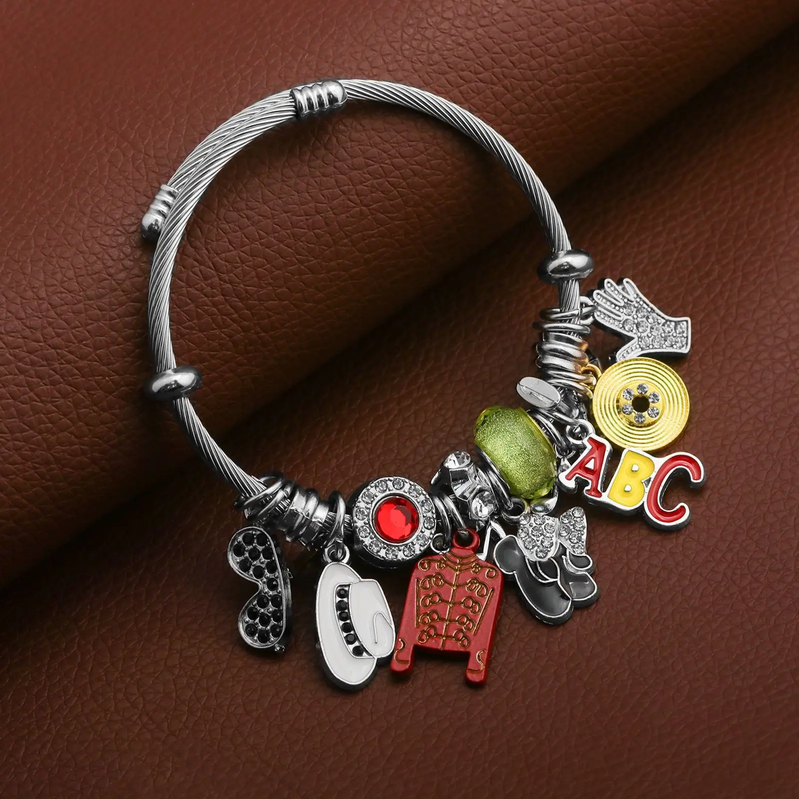 Michael Jackson Bracelets for Women Men Commemorative Series Charms Pendant Chain Bangle Music Fans Jewelry Gifts