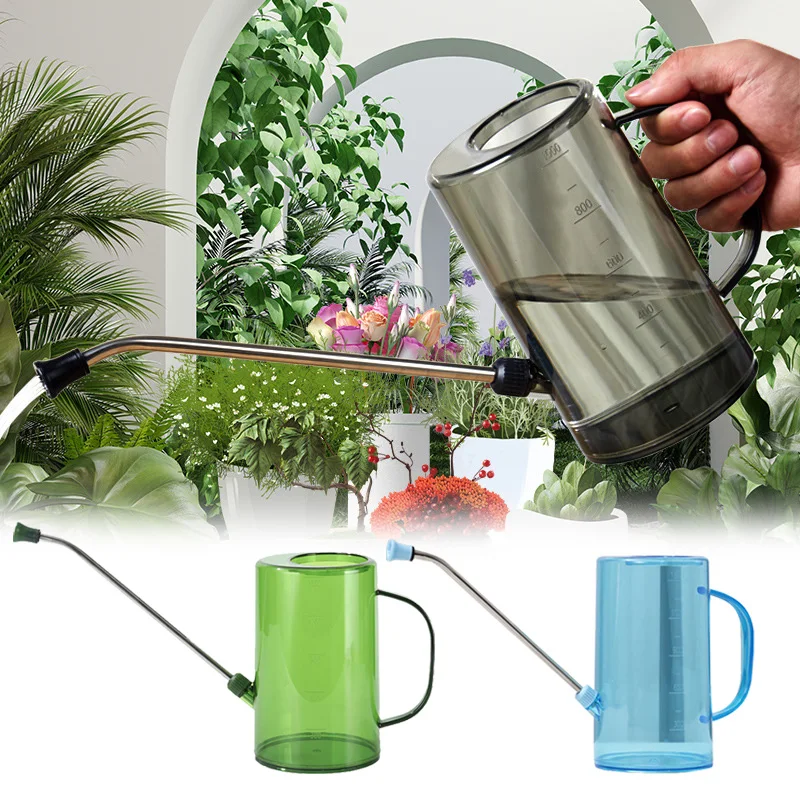 Long Mouth Watering Can Plastic Plant Sprinkler Potted Home Irrigation Accessories Practical Flowers Home Gardening Tools Handle