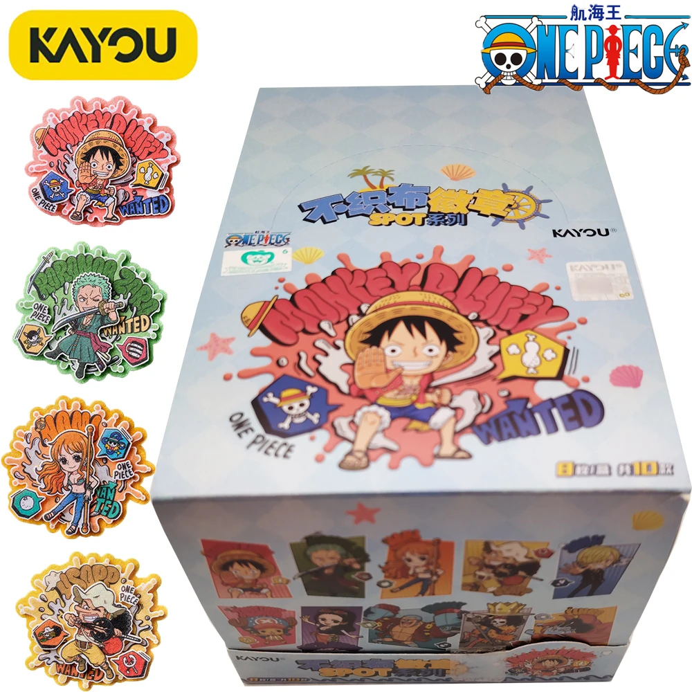 

Original KAYOU One Piece Non-woven Fabric Badge Anime Peripheral Pendant Clothes Hat Accessories Wonderful Gifts for Boys Girls