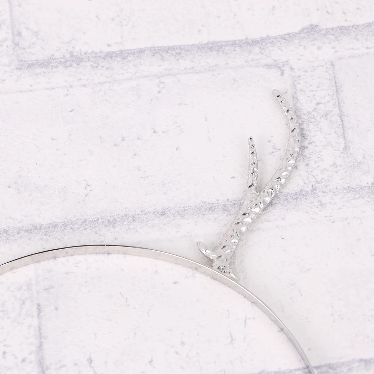 

1pc Antler Shaped Hairband For Party Costume Christmas Durable Alloy Hair Hoop Masquerade Mardi Gras Cosplay
