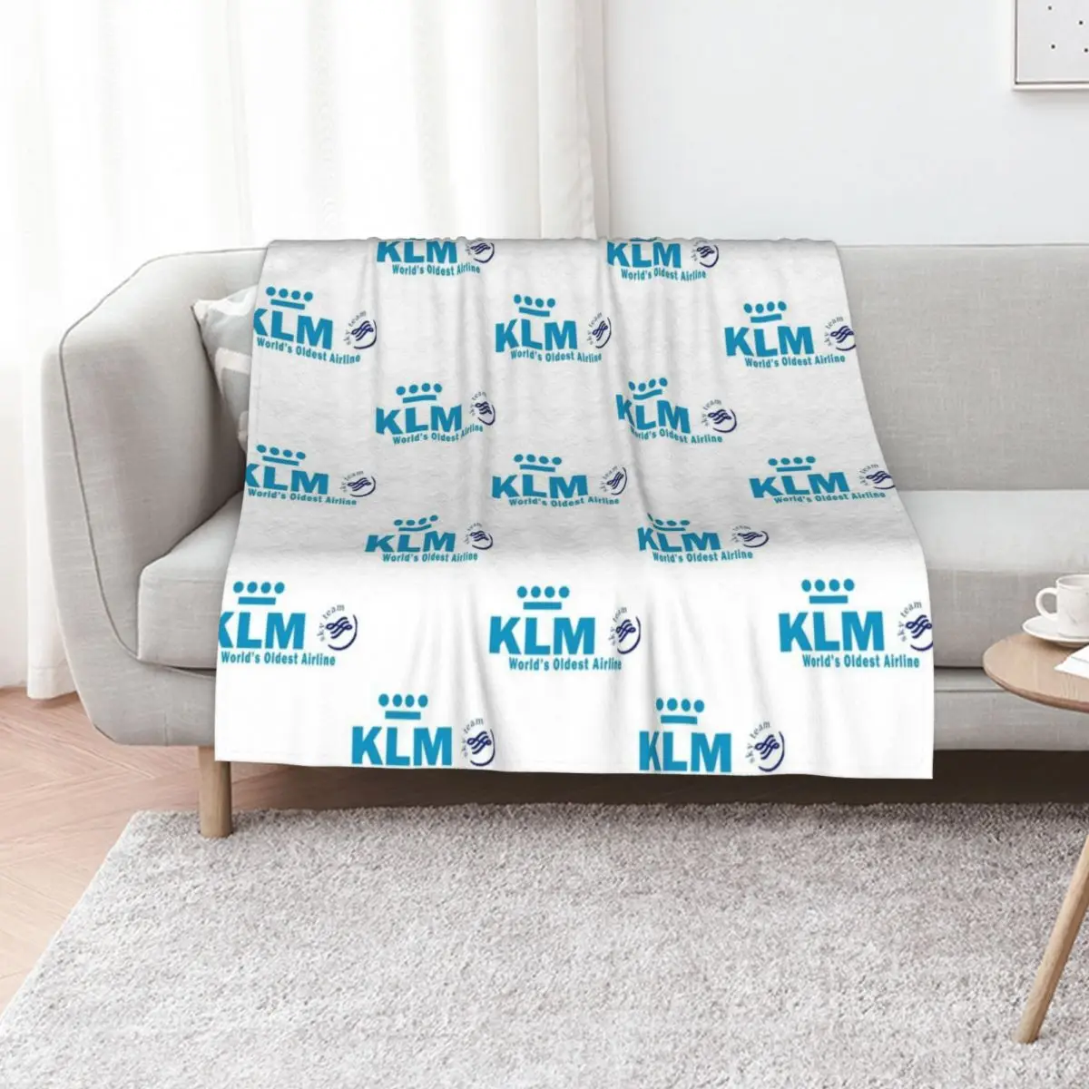 klm airlines Throw Blanket Soft Sofa Throw Designers Kid'S Warm wednesday Blankets