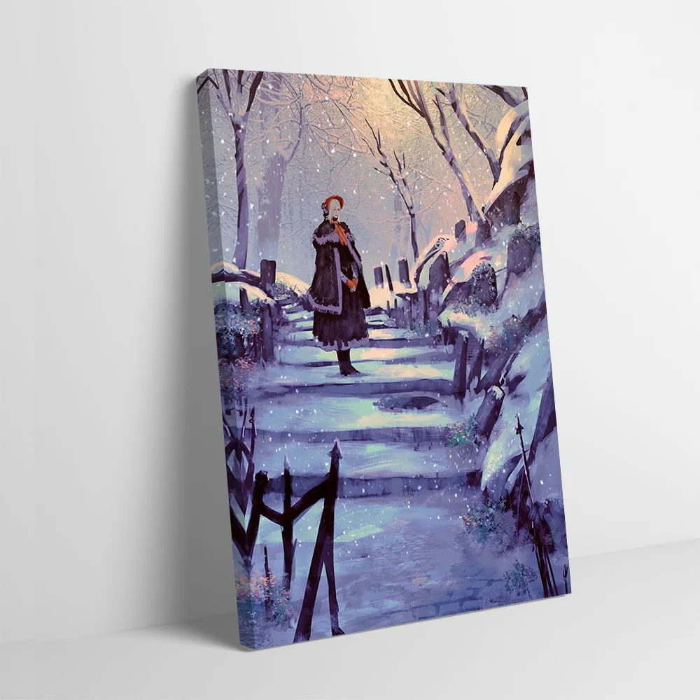 Christmas Hoont 2 Poster Customizable Printed Canvas Painting Wall Art Gift for Living Room Decoration Home Decor Wand Deko Arts