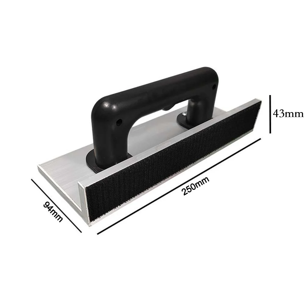 1PCS Corner Sandpaper Holder Without Sandpaper Aluminum Sandpaper Holder Self Adhensive 90 Degree Inside Corner Sanding Frame