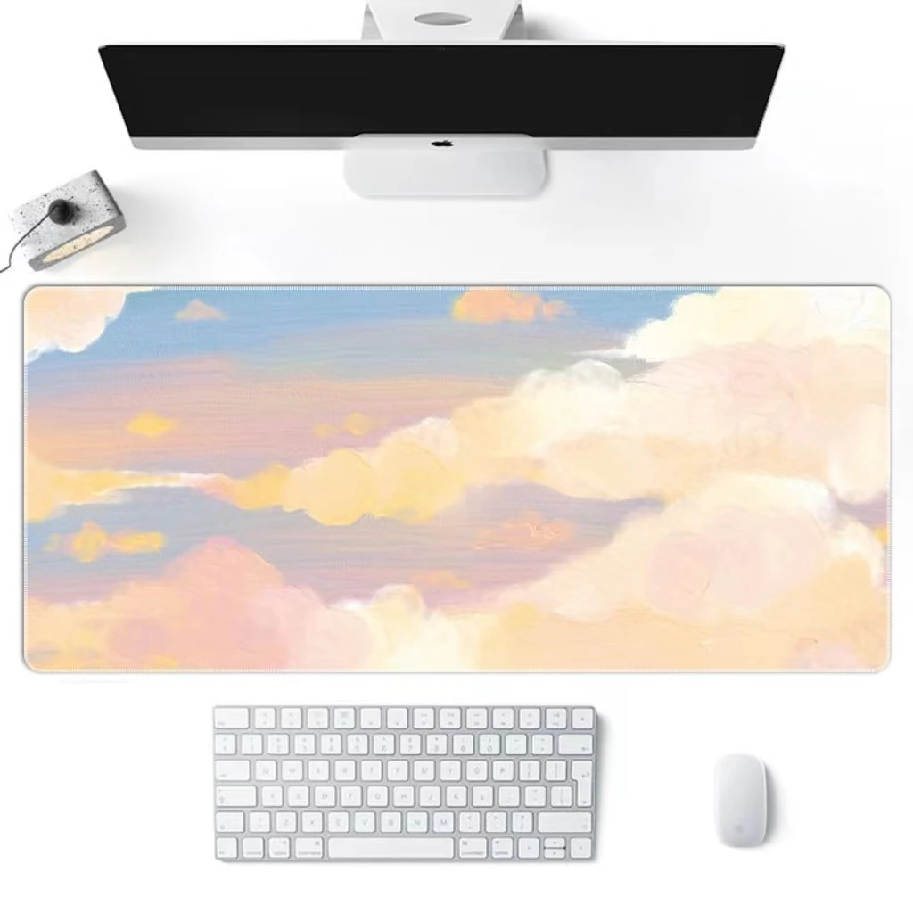 

Big Art Mouse Pad Kawaii Gaming Anime Mouse Mats Setup Gamer Accessories Table Rug Deskmat Mat Pad on The Table Keyboard Pad