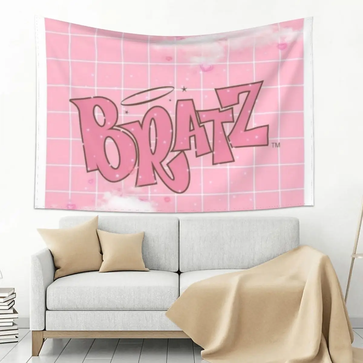 

pink bratz design Tapestry