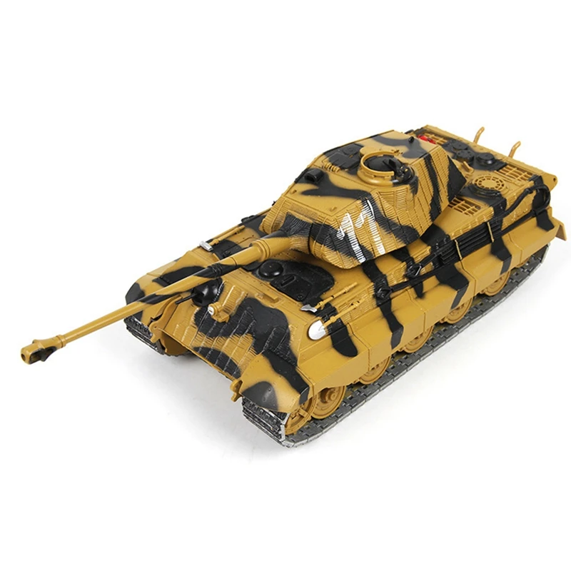 1/32 Tiger King Tank Model Simulatie Legering WWII Duitse Gevechtstank Voor Collection Gift Home Woonkamer Decor