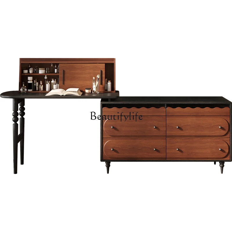 

Retro solid wood dresser